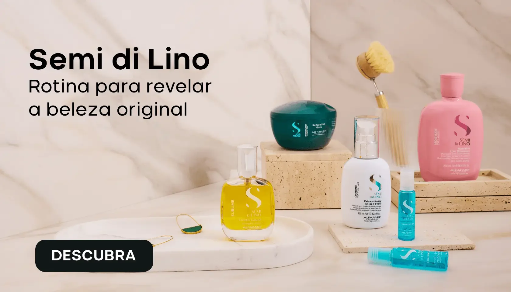 Atalho Home Hair Brands - Semi di Lino