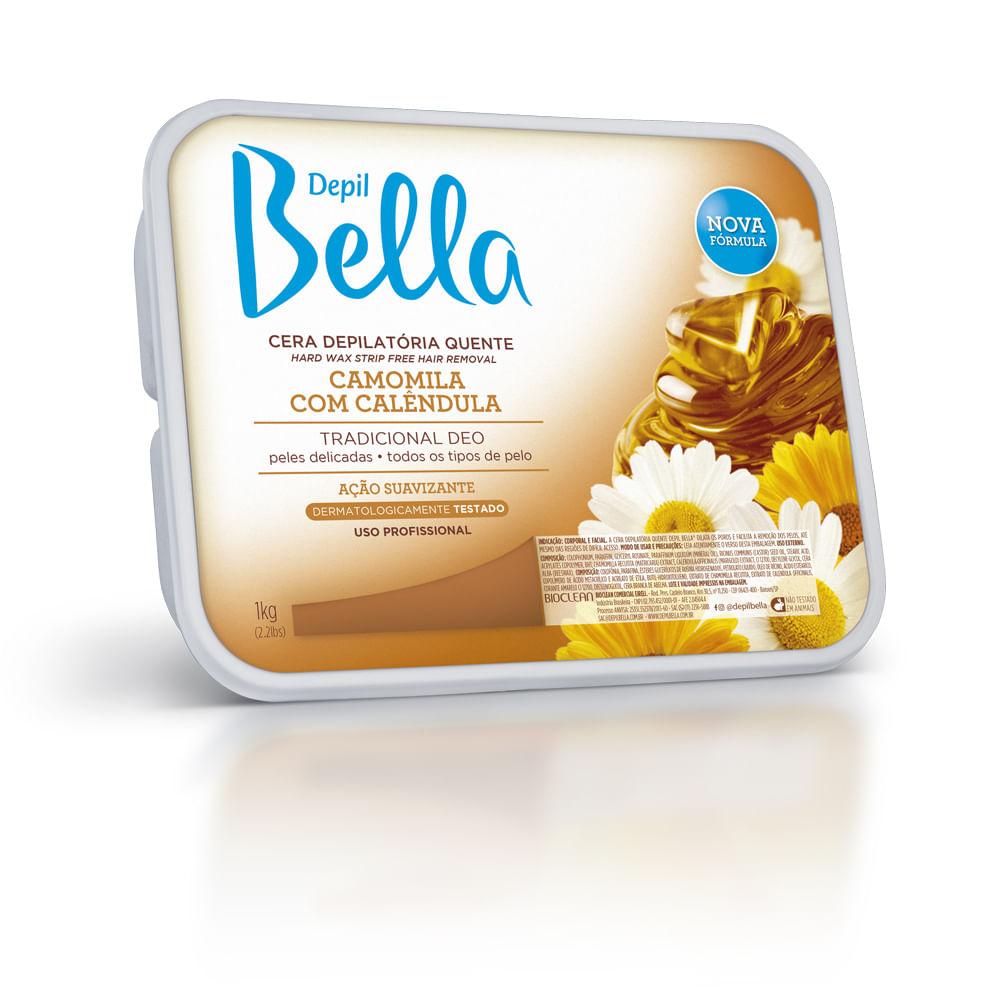 Cera Quente Depilatória em Barra Camomila e Calêndula Deo Depil Bella