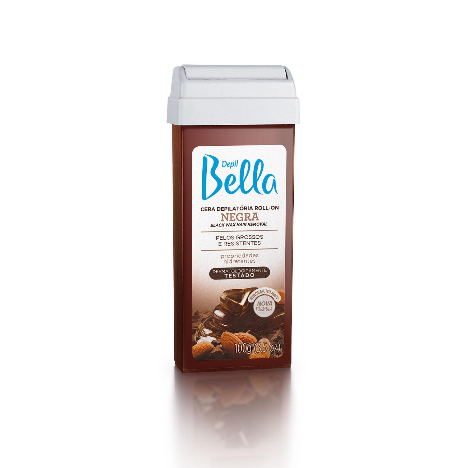 Refil Cera Quente Depilatória Roll-On Negra Deo Depil Bella 100g