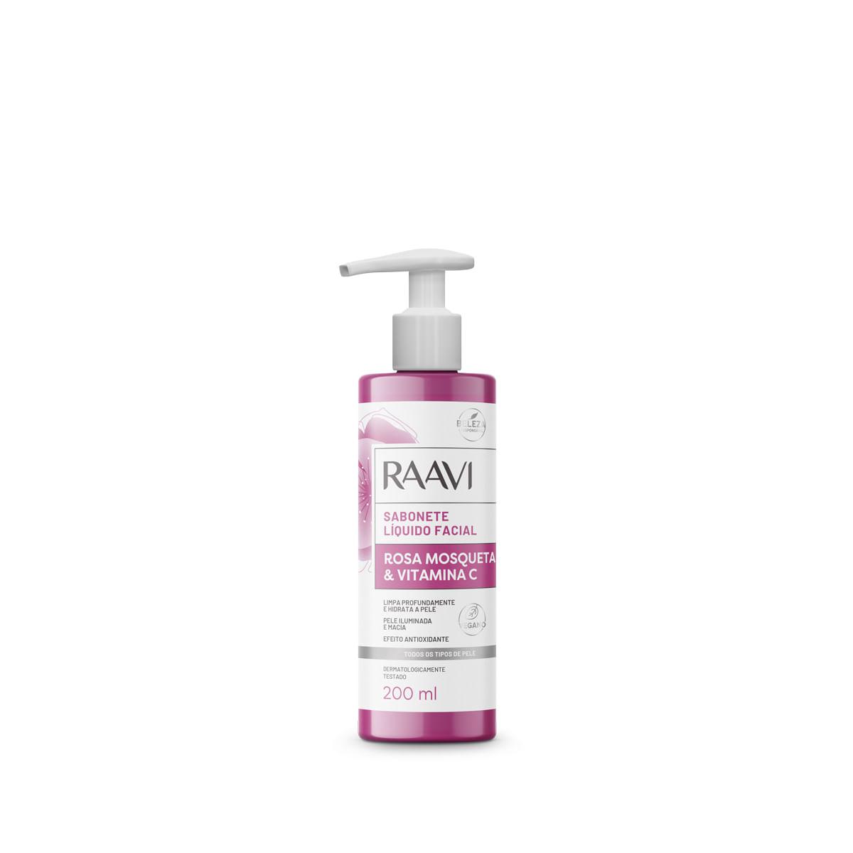 Sabonete Facial Rosa Mosqueta e Vitamina C