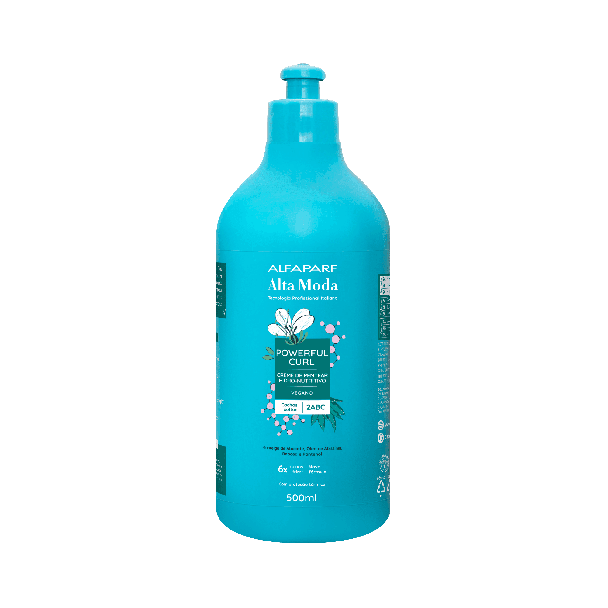Creme de Pentear Powerful Curl Cabelos Cacheados Alfaparf Alta Moda 500ml