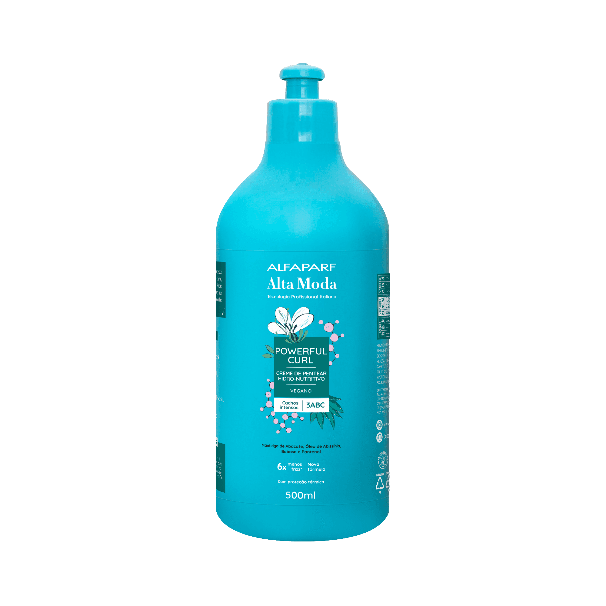 Creme de Pentear Powerful Curl Cabelos Crespos Alfaparf Alta Moda 500ml