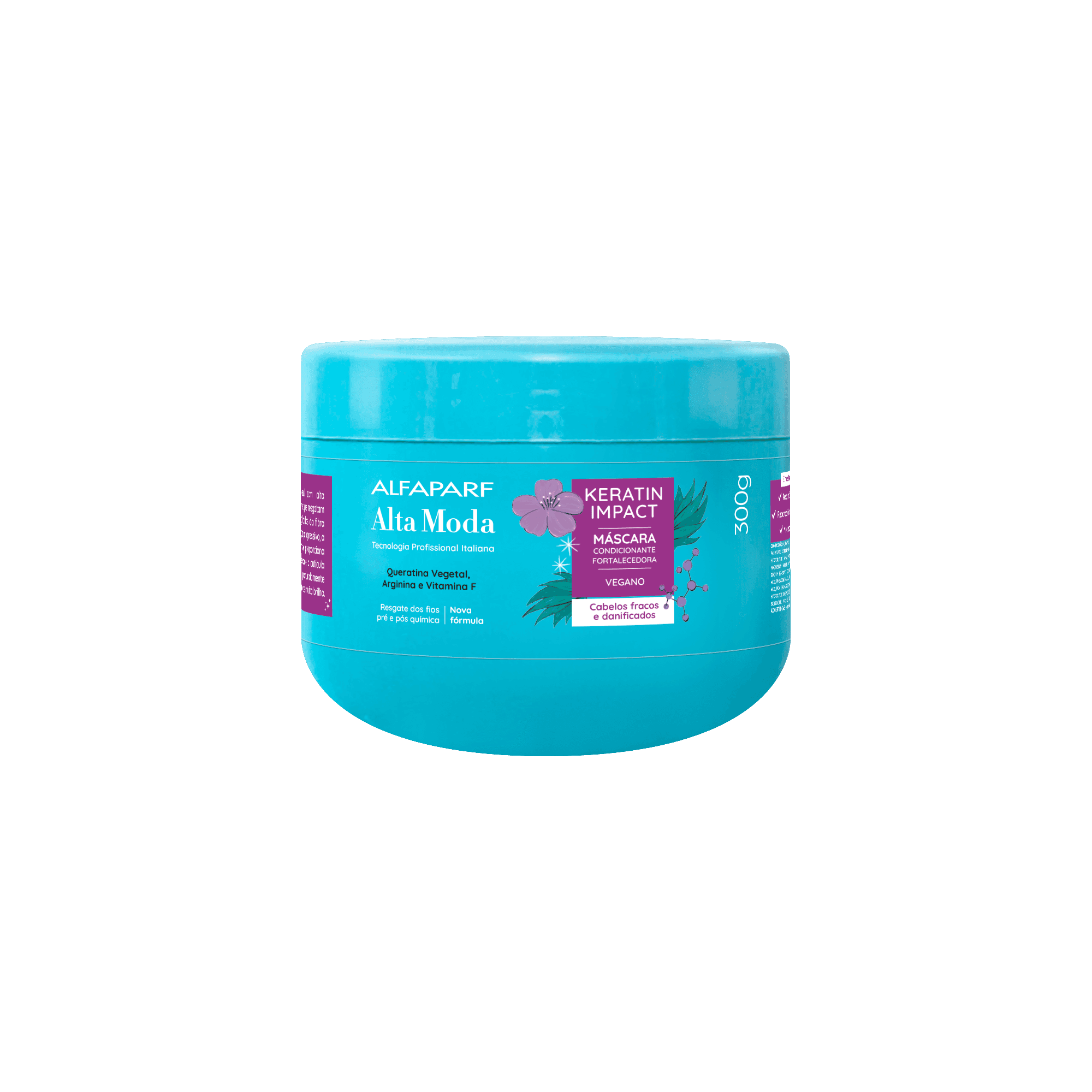 Máscara Keratin Impact Alfaparf Alta Moda 300g