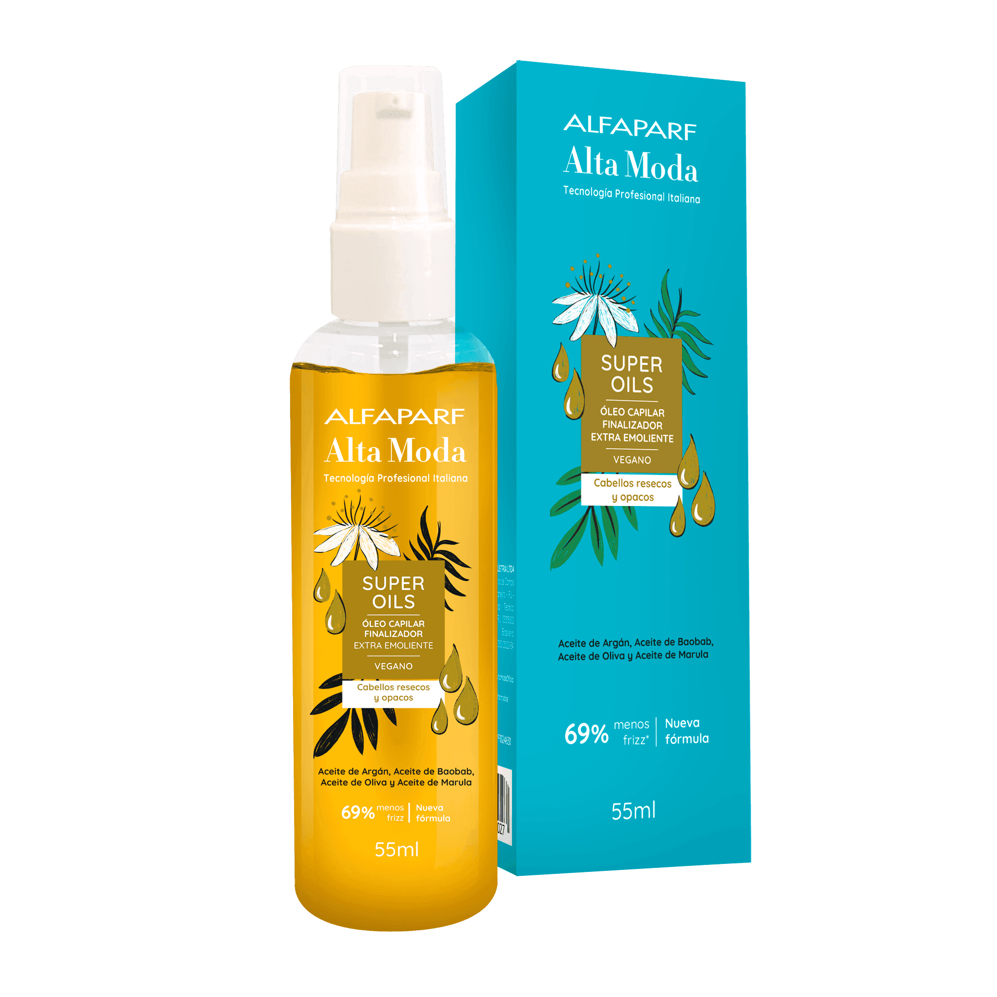Óleo Capilar Finalizador Super Oils Alfaparf Alta Moda 55ml
