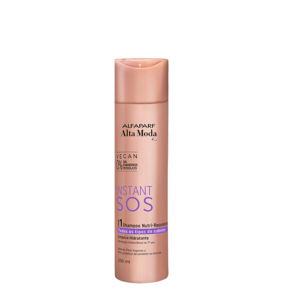 Shampoo Instant SOS Nutri-Reconstrutor Alfaparf Alta Moda 250ml